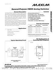 IH5040 datasheet pdf MAXIM - Dallas Semiconductor