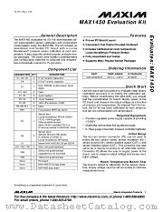 MAX1450EVKIT datasheet pdf MAXIM - Dallas Semiconductor