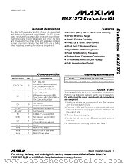 MAX1570EVKIT datasheet pdf MAXIM - Dallas Semiconductor