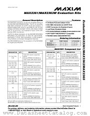 MAX2361EVKIT datasheet pdf MAXIM - Dallas Semiconductor