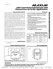 MAX3056 datasheet pdf MAXIM - Dallas Semiconductor