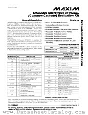 MAX3296SWEVKIT datasheet pdf MAXIM - Dallas Semiconductor