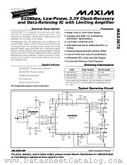 MAX3675 datasheet pdf MAXIM - Dallas Semiconductor