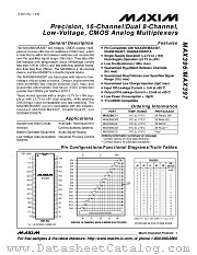 MAX396 datasheet pdf MAXIM - Dallas Semiconductor