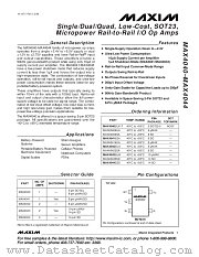 MAX4043 datasheet pdf MAXIM - Dallas Semiconductor