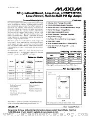 MAX4323 datasheet pdf MAXIM - Dallas Semiconductor