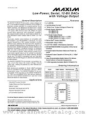 MAX5174 datasheet pdf MAXIM - Dallas Semiconductor