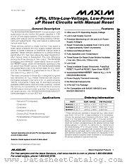 MAX6335 datasheet pdf MAXIM - Dallas Semiconductor