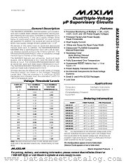 MAX6353 datasheet pdf MAXIM - Dallas Semiconductor