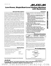 MAX6434 datasheet pdf MAXIM - Dallas Semiconductor