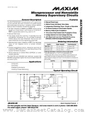 MAX820 datasheet pdf MAXIM - Dallas Semiconductor