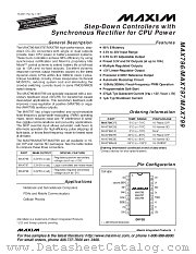 MAX797 datasheet pdf MAXIM - Dallas Semiconductor