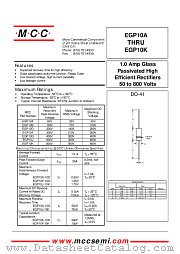 EGP10J datasheet pdf Micro Commercial Components