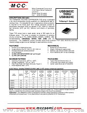 USB0805C datasheet pdf Micro Commercial Components