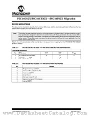 PIC16CE623 datasheet pdf Microchip