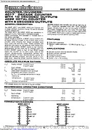 MMC4022 datasheet pdf Microelectronica