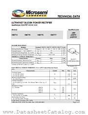 JANTXV1N6777 datasheet pdf Microsemi