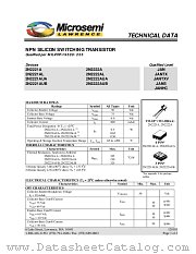 JANTXV2N2222A datasheet pdf Microsemi