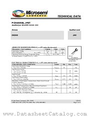 JAN2N2608 datasheet pdf Microsemi