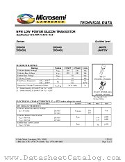 JANTXV2N3440L datasheet pdf Microsemi