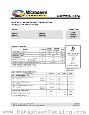 JANTXV2N3468L datasheet pdf Microsemi