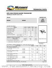 JAN2N3584 datasheet pdf Microsemi