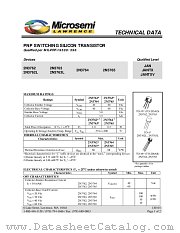 JANTXV2N3762L datasheet pdf Microsemi