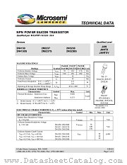 JANTXV2N5237 datasheet pdf Microsemi