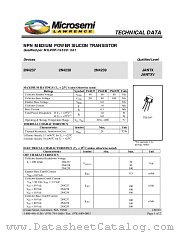 JANTX2N4237 datasheet pdf Microsemi