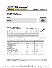 JAN2N4416A datasheet pdf Microsemi