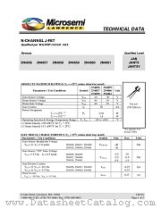 JAN2N4858 datasheet pdf Microsemi