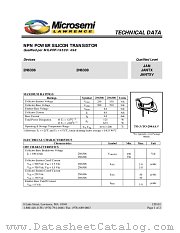 JAN2N6308 datasheet pdf Microsemi