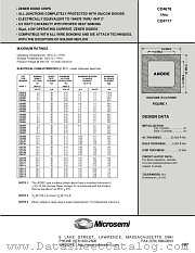 CD4716 datasheet pdf Microsemi