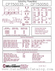 CPT50040 datasheet pdf Microsemi