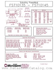 FST10145 datasheet pdf Microsemi