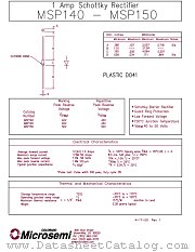 MSP150 datasheet pdf Microsemi