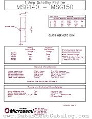 MSG140 datasheet pdf Microsemi