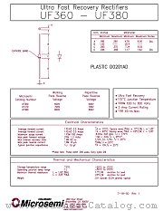 UF360 datasheet pdf Microsemi