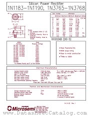 1N3768R datasheet pdf Microsemi