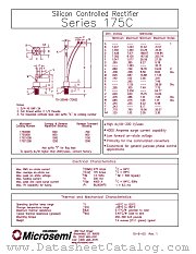 175C120B datasheet pdf Microsemi