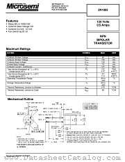 JAN2N1893S datasheet pdf Microsemi