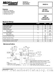 JAN2N3251A datasheet pdf Microsemi