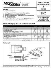 MSASC100W45HR datasheet pdf Microsemi