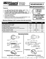 MSARS50S20Y datasheet pdf Microsemi