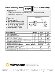 1N458A datasheet pdf Microsemi