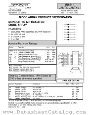 JANTXV1N6511 datasheet pdf Microsemi