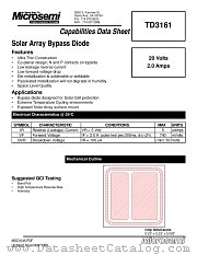 TD3161 datasheet pdf Microsemi