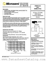 HSMCJ785A datasheet pdf Microsemi