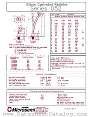 05210GOA datasheet pdf Microsemi