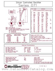 07112GOA datasheet pdf Microsemi